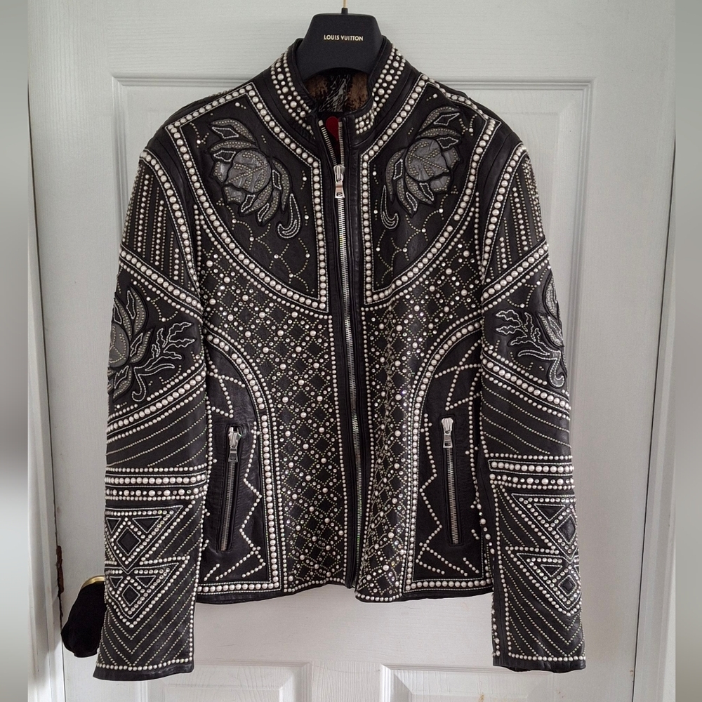 FOR THE STAR LEATHER JACKET